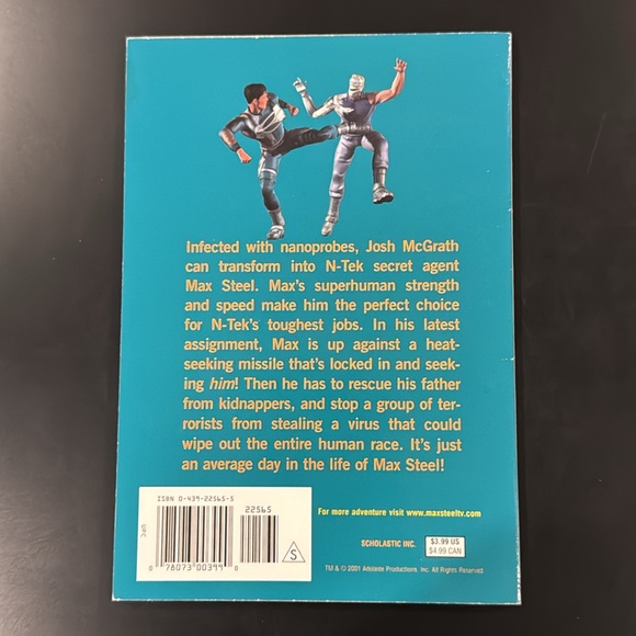 Max Steel: Take It to the Max - Scholastic Paperback Novel - Picture 2 of 4